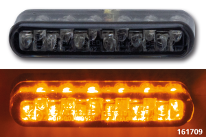 GZP Micro amber led smoke lens T/S pair