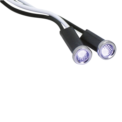 GZP LED indicator light clear lens stain