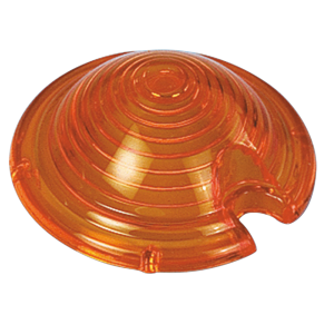 GZP Bullet light lens plastic amber