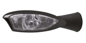 GZP Black E-appr LED turn signals, pair