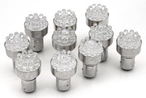 GZP 10pck LED bulb 12V amber Single