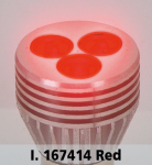 GZP SINGLE FM-3 LED BULB RED BA15S