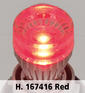 GZP SINGLE FPR-1 LED BULB RED BA15S (IT)