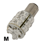 GZP DUAL 360 DEGREE 18 X LED BULB RED BA