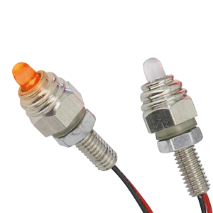 GZP Pair amber LED M6 stud lights