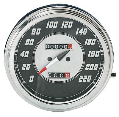 GZP Speedo MPH, early style black face,