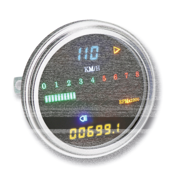 GZP Full digital KPH speedo/tacho cabled (IT)