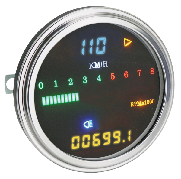 GZP Full digital KPH speedo/tacho cabled (IT)