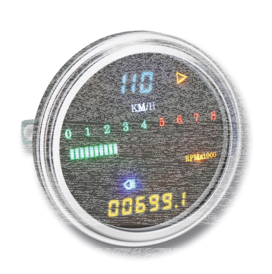 GZP Full digital KPH speedo/tacho cabled (IT)