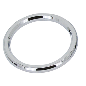 GZP Chr Smooth billet instr bezel 3-5/8"