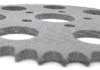 GZP Rear sprocket Black 46T.EVO XL 1986u (IT)