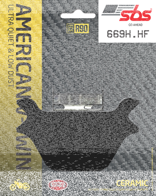 SBS HF Brake pads 87up rear #44209-87 (IT)