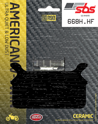 SBS HF Brake pads FLHS/FLT/FLHT 86-99 RR (IT)