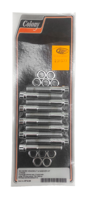 Big bore headbolt kit chrome BT48-84 (IT)