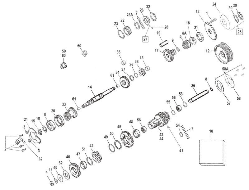 Retaining Plate, Bearing House, BT37-79 (IT)