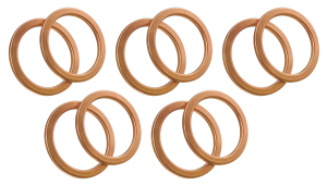 10pck Banjo bolt copper seal washer 11mm