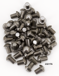 50pck Black Round Head Rivet 3/16"x1/4"