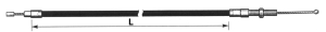 Clutch cable black F*ST86 L=51" (IT)