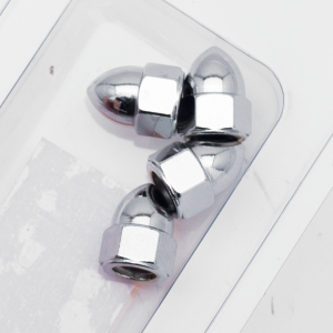 Chrome acorn nuts 5/16-24 UNF set/4 (IT)