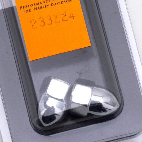 Chrome acorn nuts 7/16-20 UNF set/2 (IT)