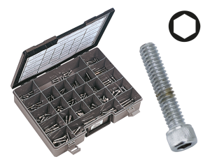 Ass. tray allen head screws chrome UNC