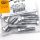 10pck Chrome hex head screws 3/8-24x1-3/ (IT)