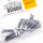 10pck Chrome hex head screws 1/4-20x1 (IT)