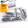 10pck Chrome hex screws 3/8-16x1-1/2 (IT)