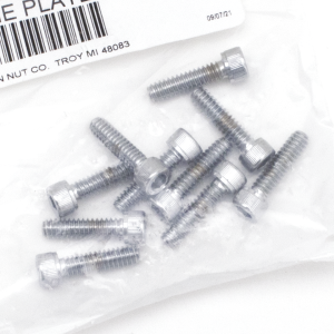 10pck Chrome allen screws 10-24x3/4 (IT)