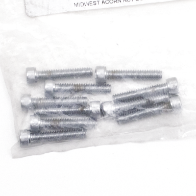 10pck Chrome allen screws 10-24x1 (IT)