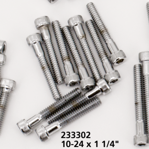 10pck Chrome allen screws 10-24x1-1/4 (IT)