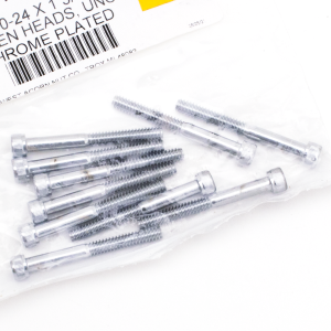 10pck Chrome allen screws 10-24x1-3/4 (IT)