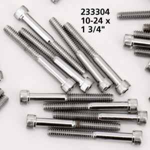 10pck Chrome allen screws 10-24x1-3/4 (IT)