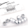 10pck Chrome nylock nuts 7/16-14 UNC