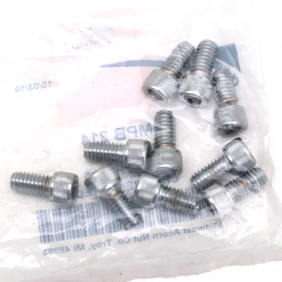10pck Chrome allen screws 5/16-18x5/ (IT)