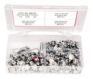 Ass tray chrome hole plugs for allen scr (IT)