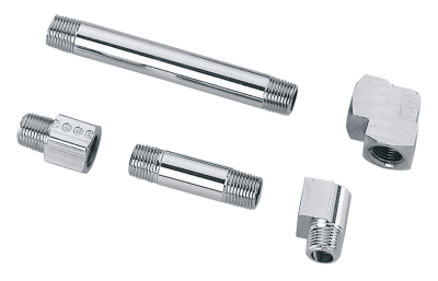 Chrome female elbow 90 degree 1/8 (IT)