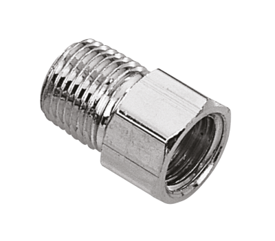 Brake fitting straight # 63609-72 chrome