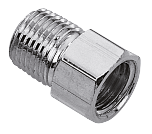 Brake fitting straight # 63609-72 chrome