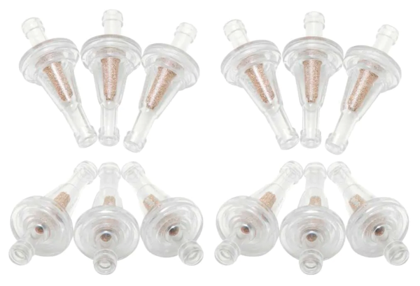 12Pck K&N petrol filter 1/4" (IT)
