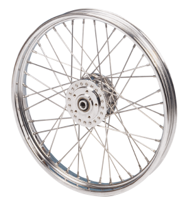 Cplt wheel 19" alu hub 84-up chrome spk. (IT)