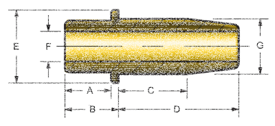 Cast valve guide BT48-79 IN .004 (IT)