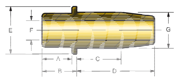 Cast valve guide BT48-79 EX .001 (IT)