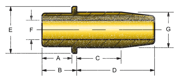Cast valve guide 1340 80-84 EXH STD (IT)