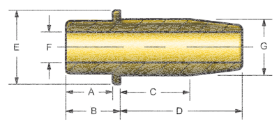 Cast valve guide 1340 80-84 EXH .006 (IT)