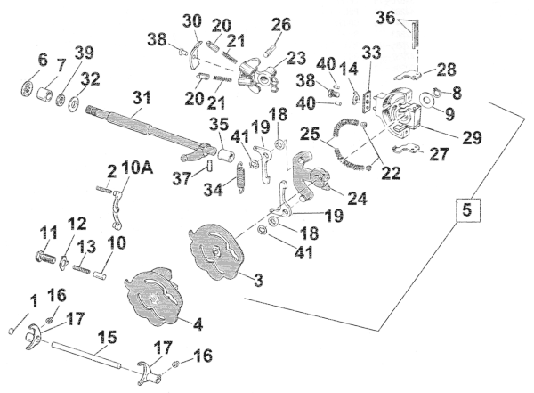 Pawl Carrier Assembly XL61-78 (IT)