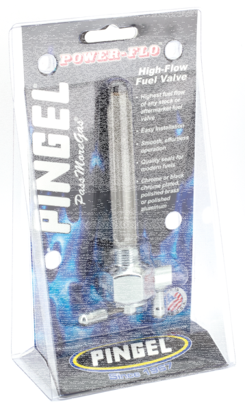 POWER FLO petcock single down outlet Chr (IT)
