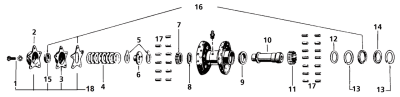 Case bushing/wheel rollers +.002 28pck (IT)