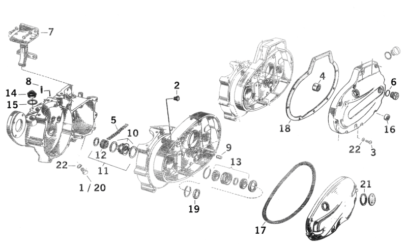 R.Case Pinion shaft roller set +.0002" (IT)