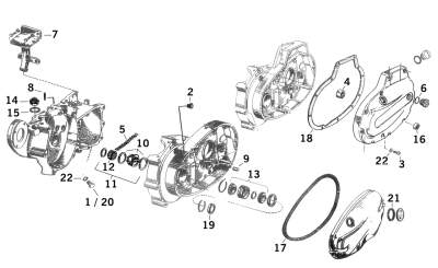 R.Case Pinion shaft roller set +.0002" (IT)